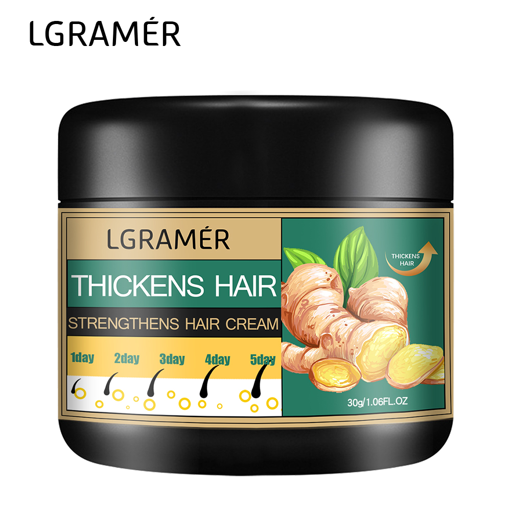 Hair Care Organic - Creme de cabelo de gengibre, limpeza