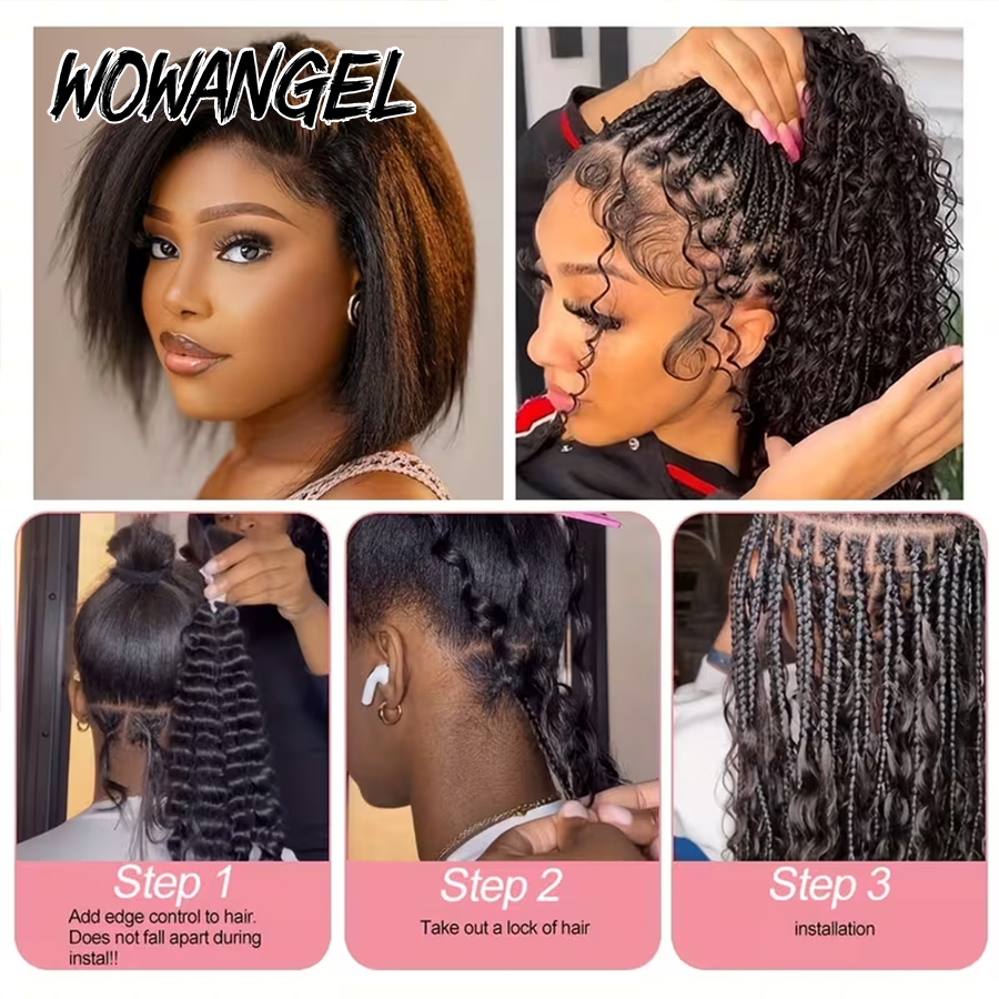 Boho tranças de cabelo humano  - Hair Care Formulation avaliação e preço
