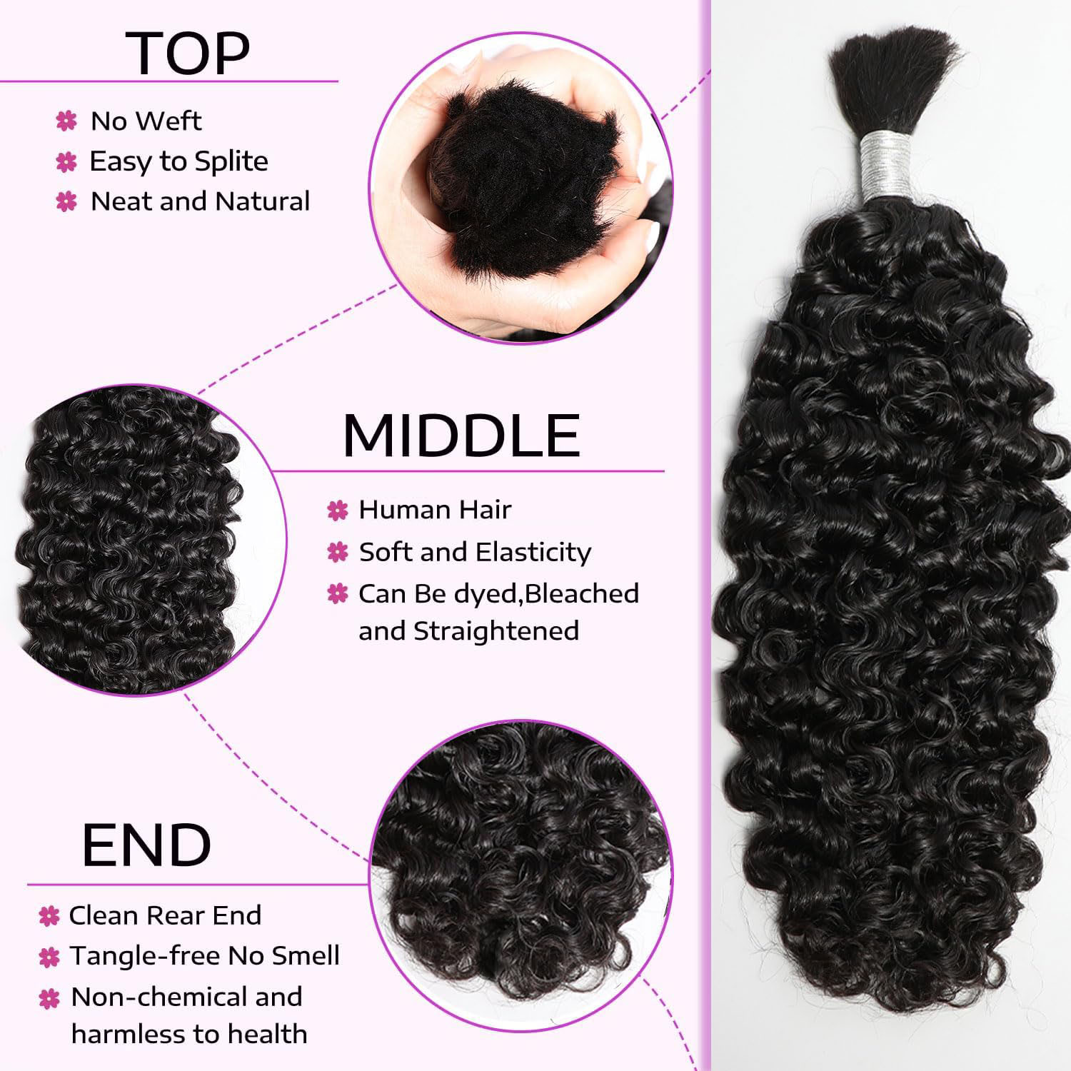 Cabelo Humano 14A para Tranças - Hair Care Indian avaliação e preço