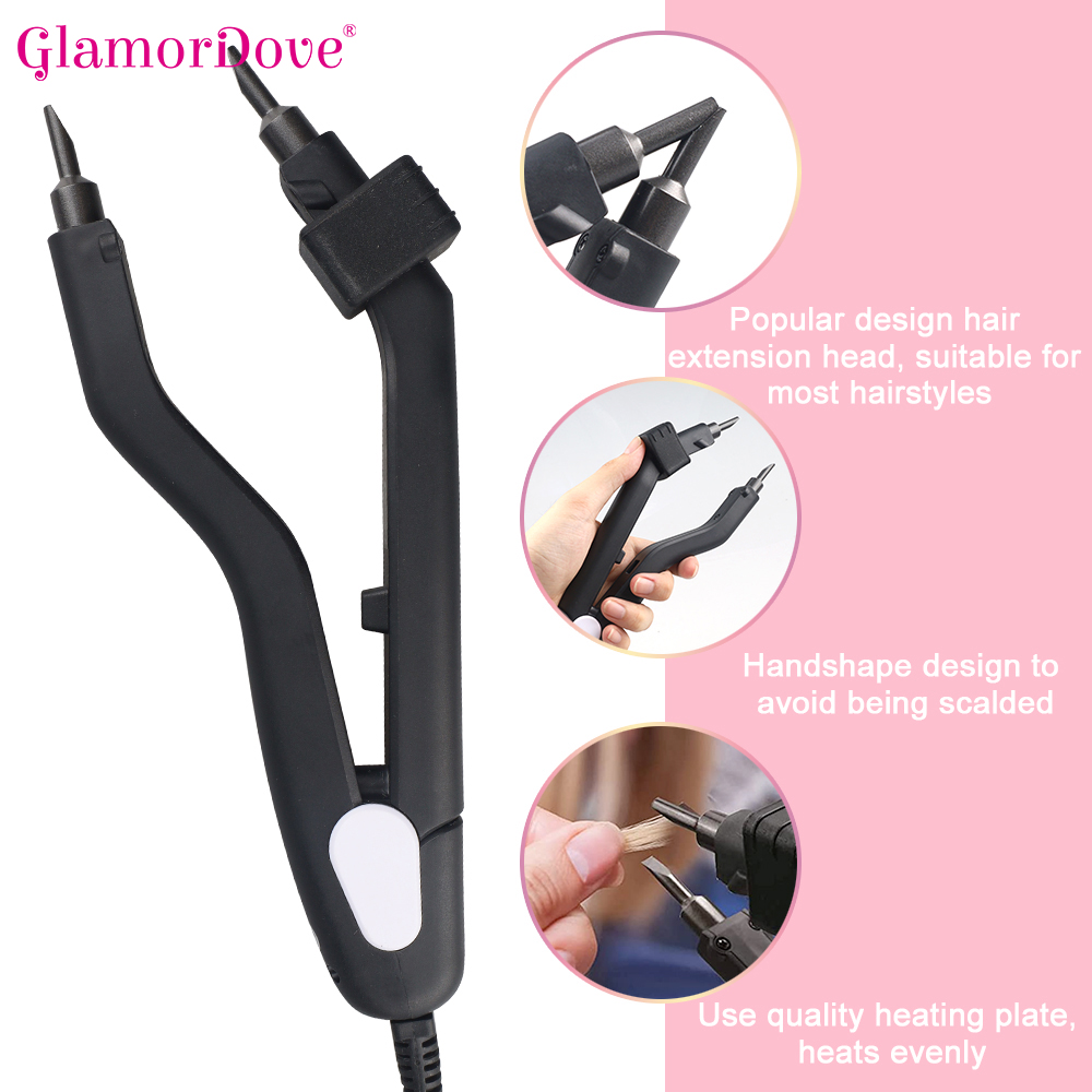 Ferramenta de fusão de extensã - Glue Gun Hair avaliação e preço