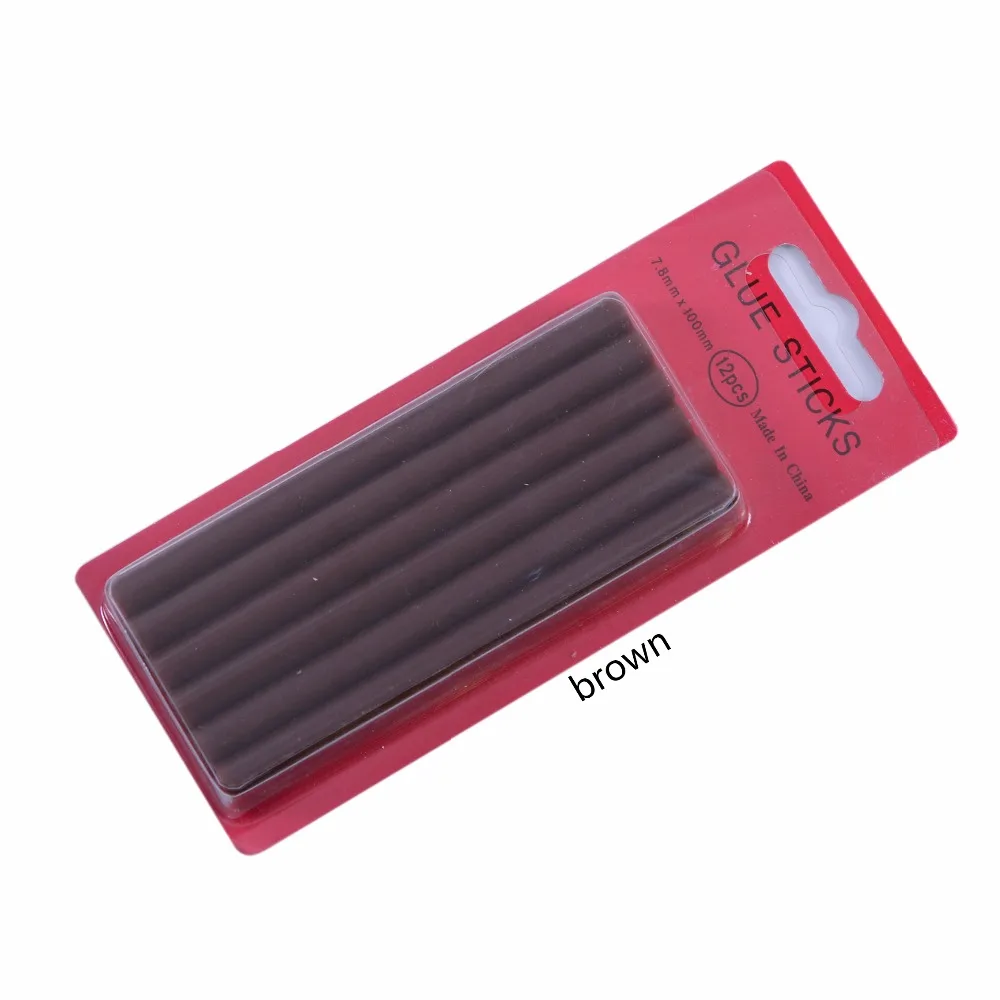 12 pçs/lote 7.8*100mm extensão - Glue Gun Hair avaliação e preço