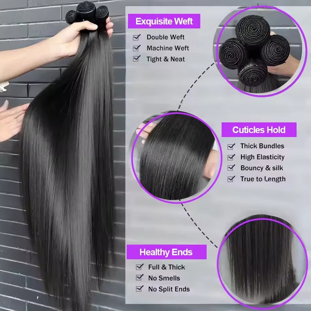 Cabelo Humano Liso Natural 12A - Hair Care Indian avaliação e preço